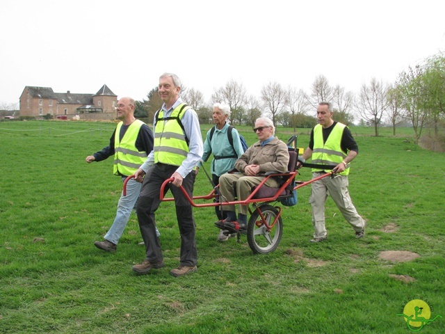 randonnée sportive avec joëlettes, Eghezée, 2014